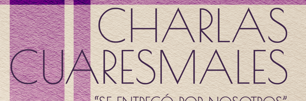 Cartel informativo de charlas Cuaresmales